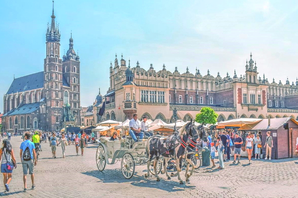 krakow central sights and carriage