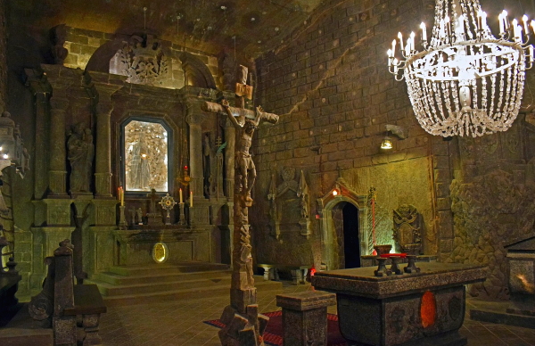 wieliczka chapel in the mine
