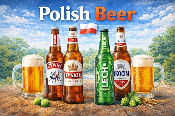 Different polish beer (bottles)