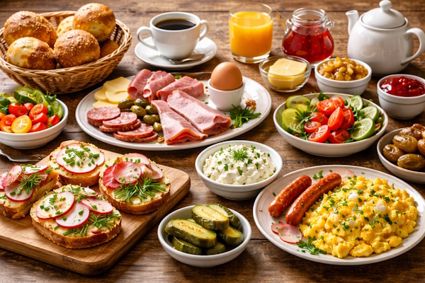 Very big polish breakfast
