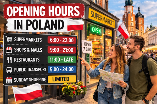 Opening Hours in Poland - Overview