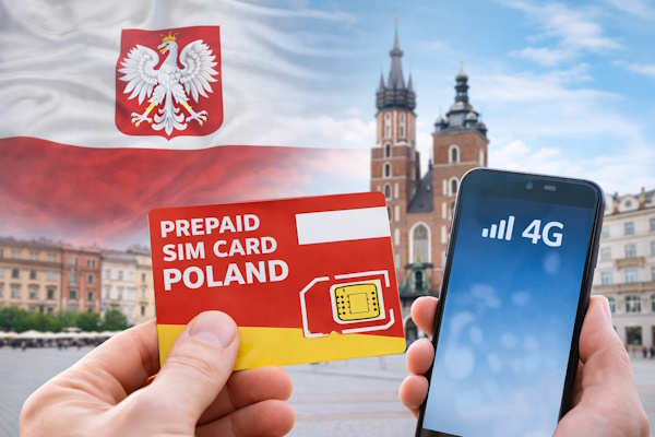 Sim-Card and Mobile Phone in Poland