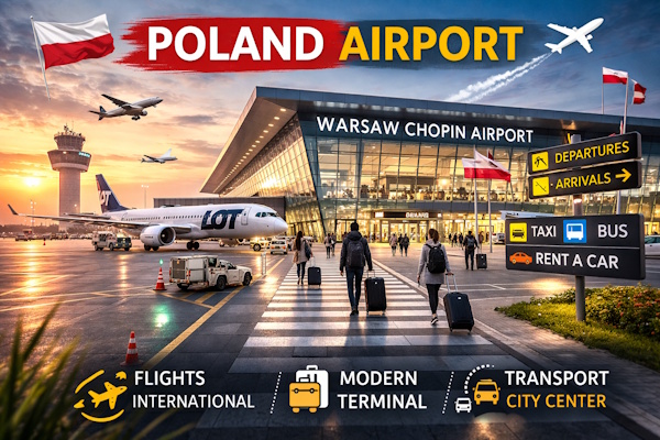 Airport Warsaw, Poland